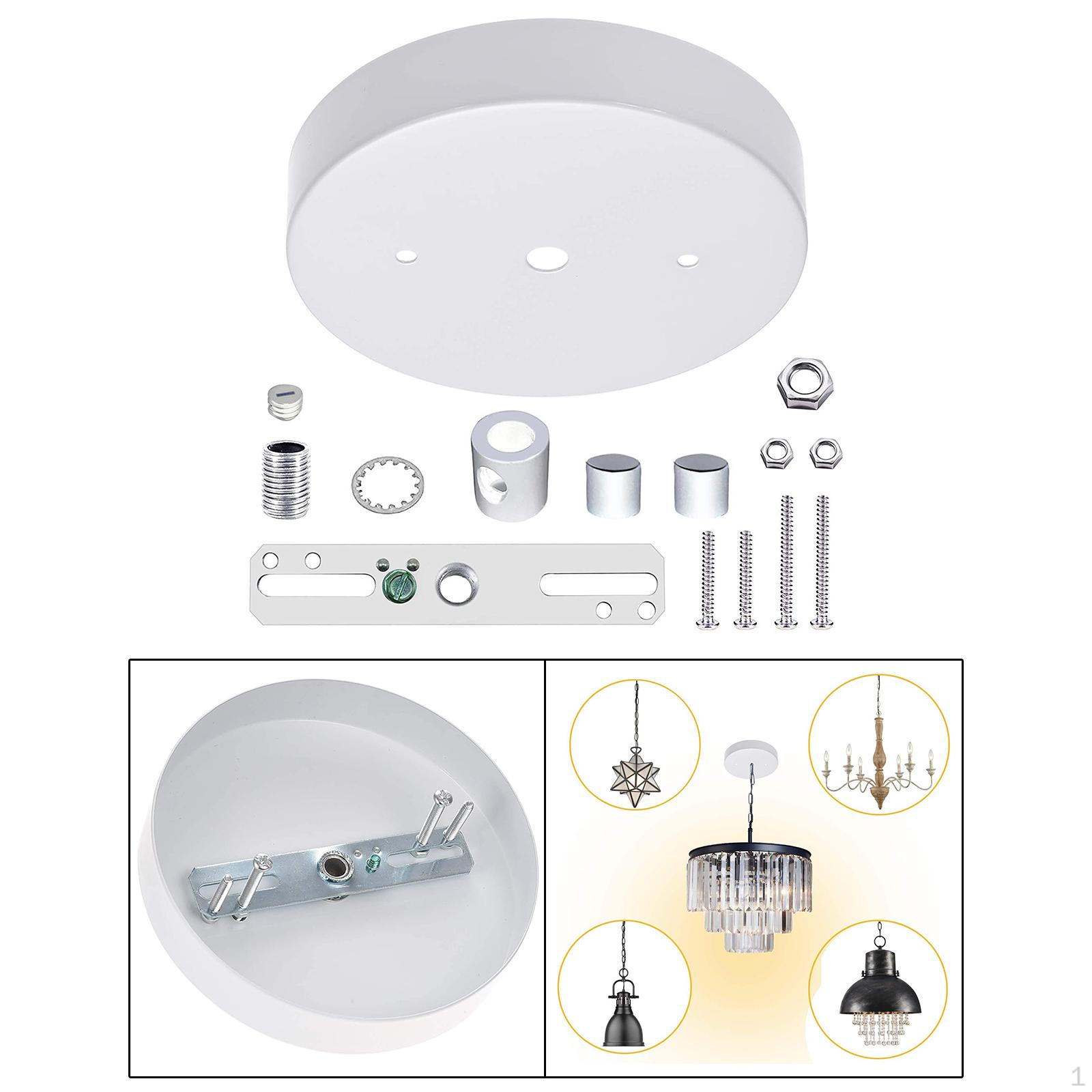 

1 комплект железных современных потолочных светильников, навесов для подвесных светильников K, чехлов для дисков, фурнитуры, аксессуары для самостоятельного изготовления белый