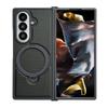 With Holder Phone Case For Samsung Galaxy Z Fold 7 5G Magnetic PC Hard Shell Protective Color Collision Shockproof Back Cover