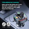 Bluetooth 5.3 FM Transmitter Handsfree Car AUX Radio Modulator MP3 Player with 22.5W & PD30W Fast Charge Adapter Car Accessories