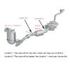 2 2.25 2.5 2.75 3 inch SS304 Heade Y Pipe cutout Electric Exhaust cutout Catback Down Pipe exhaust bypass valve remote button