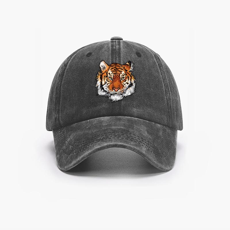 

Бейсбольная кепка с принтом головы тигра, унисекс, мужская и женская хлопковая кепка Snapback, спортивная кепка для папы на открытом воздухе, кепка в стиле хип-хоп as the picture чёрный