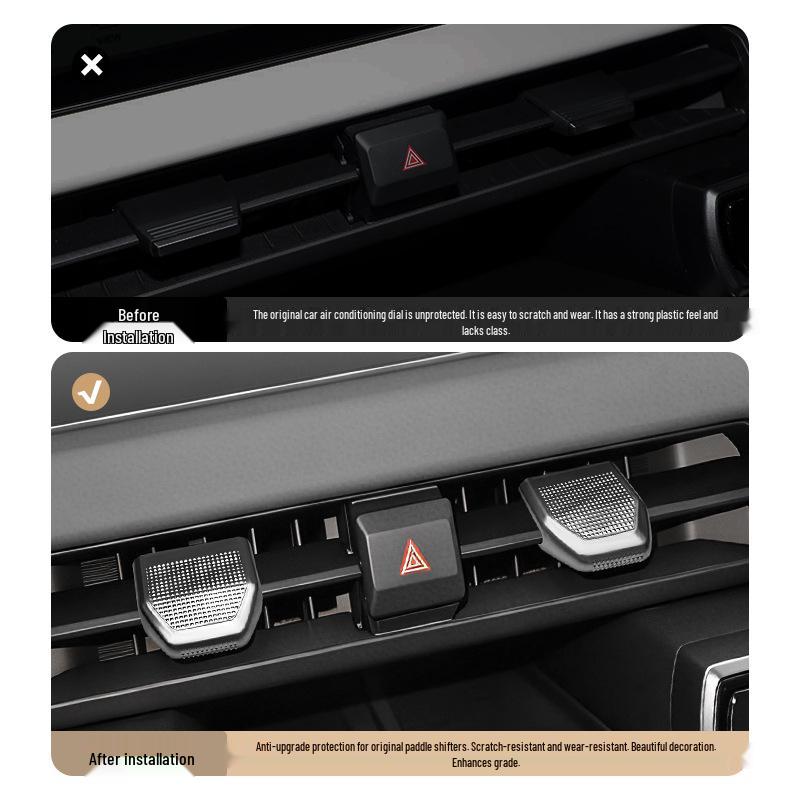 Fits Toyota Wildlander/RAV4 AC Vent Adjustment Lever Decorative Sequins
