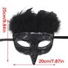 Feather Masquerade Mask Mardi Gras Mask Halloween Costume Mask Venetians Mask for Adult Women Girls Party Mask Gifts