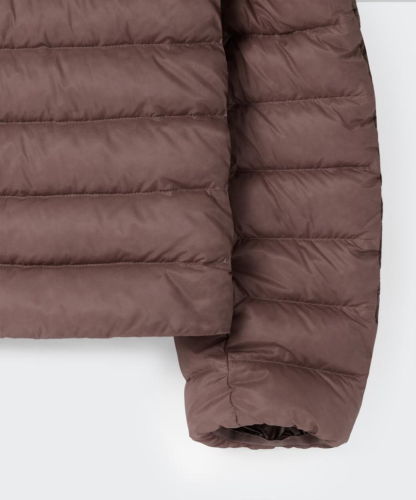 Musinsa Standard Woman [City Leisure] Women'S Sheer Hooded Light Down Jacket [Red Bean]