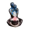 Creative Skeleton Couple's Valentine's Day Backflow Incense Burner with Shaped Ceramic Incense Burner Crafts and Decorations