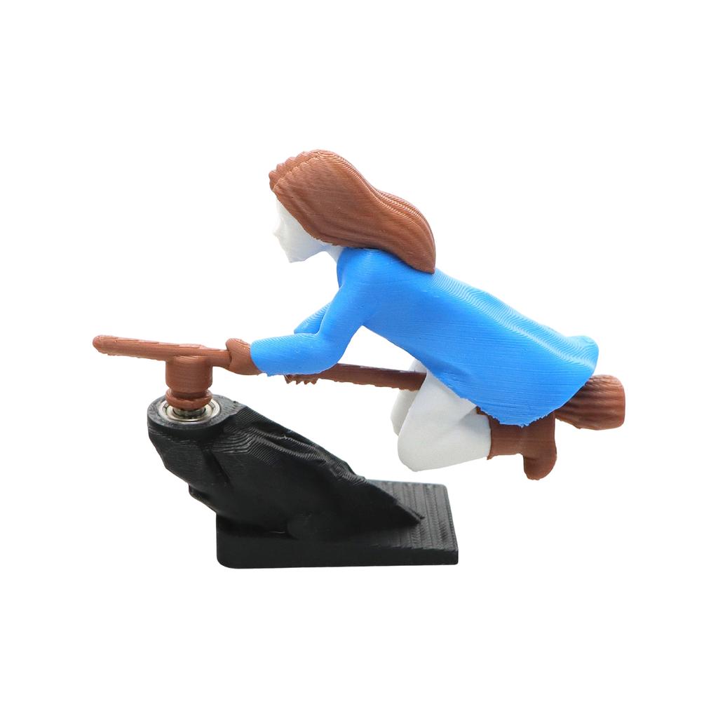 Hexe und Auto Drift Dekoration Ornament