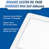 10pcs Disposable Castor Oil Pack Highly Absorbent Anti Leakage Skin Friendly Adhesive Castor Oil Pack