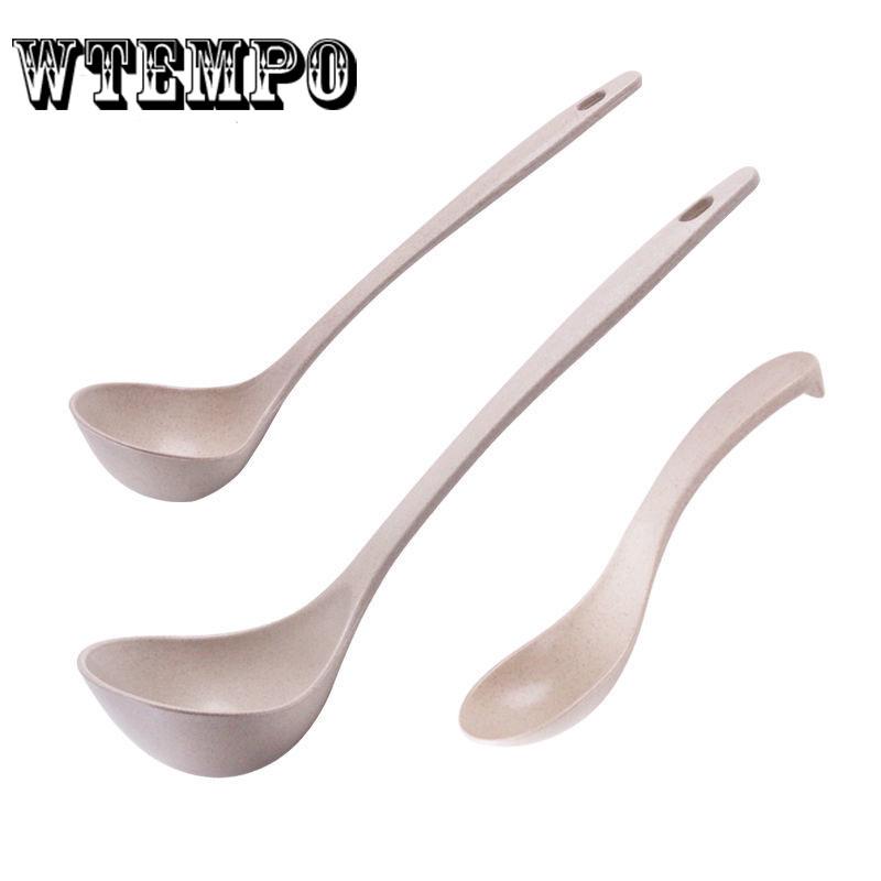 Long Handle Spoon Hanging Dining Drink Soup Kitchen Utensils Thicken Porridge