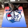 Western Bulldogs Polyester Carpet, Soft Indoor Mat for Office Chair, Living Room, Computer Desk - Decorative Home Office Rug Design