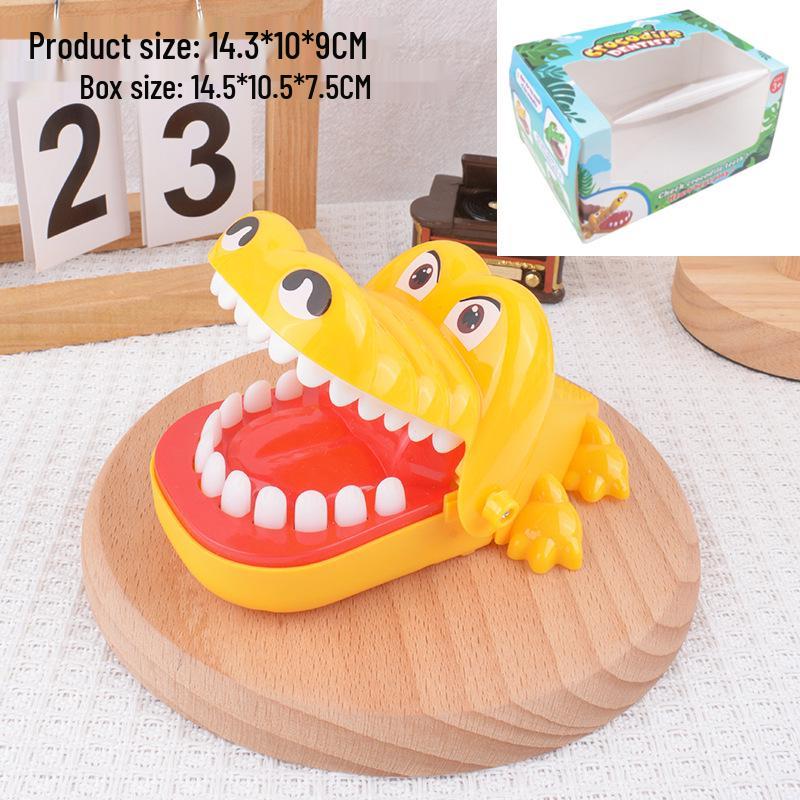 Large Crocodile Bite Finger Game: Funny Parent-Child Tooth Extraction & Evil Dog Prank Toy