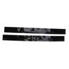 2Pcs 25in Black Stove Counter Cover Silicone OilProof StainProof Stove   Filler for Restaurant Kitchen