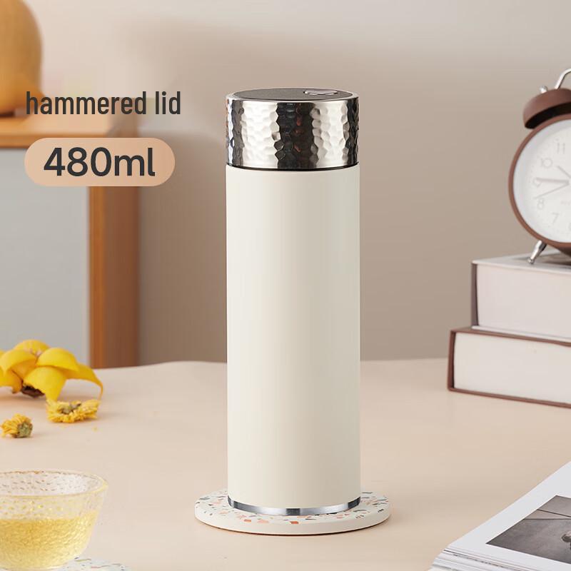 Magnetic Pop-Up Tea Infuser Insulated Bottle