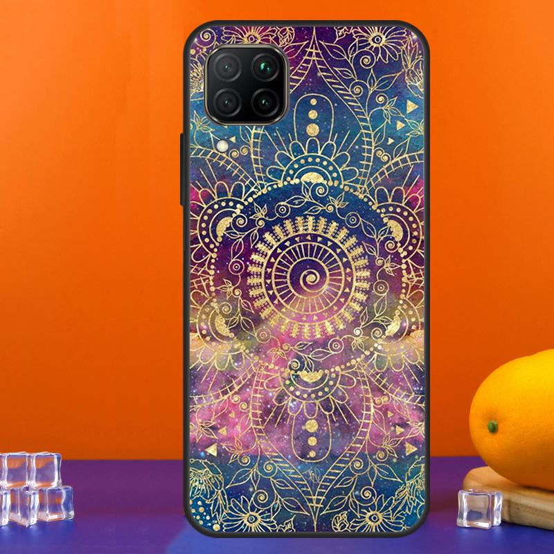 Mandala Flower For Huawei Nova 9 10 SE 5T 12i 12s 11i Y91 Y90 Y60 Y70 Y72 Y61 P60 Pro P20 P40 P30 Lite Case