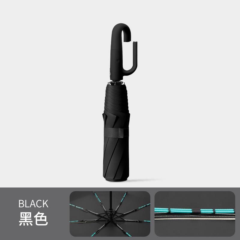 Large Umbrella, Automatic Umbrella, Weather and Rain Female Parasol, Enlarged Reinforcement Folding Umbrella, Thickened Rainstorm-proof