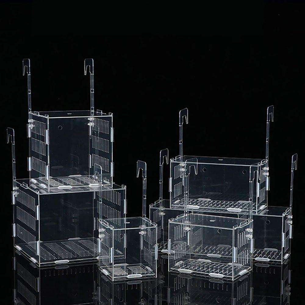1Pcs Small Fry Aquarium Isolation Box Hatchery Divider Hydroponic Plant Box  Fish Tank Accessory