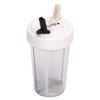 Dual Drink Bottle Dustproof Leakage Proof Portable Dual Use Straw Cup with Sticker for Sports