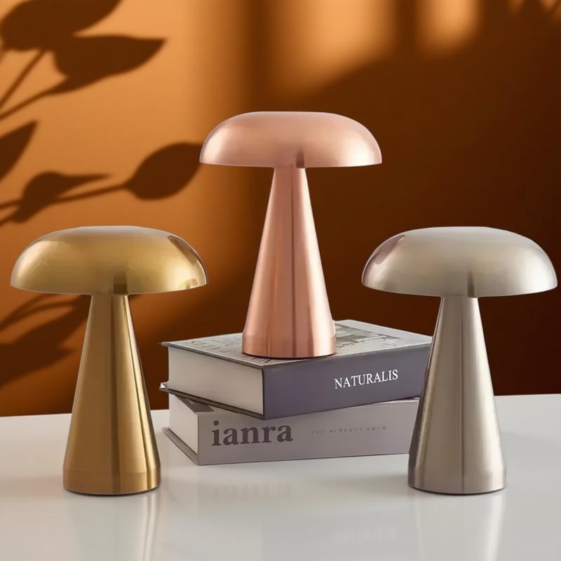LED Touch 3-color Table Lamps Newest Lamp Dimming Rechargeable Restaurant Bedside Decor Dimmable Bedroom Decoration Nightlights