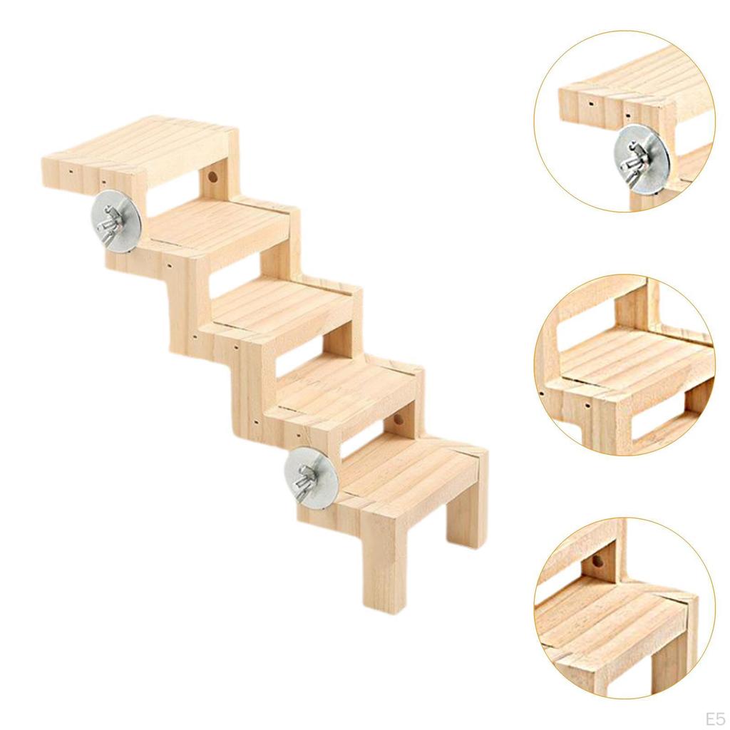 Bird Cage Climbing Ladder Perch Parrot Toy Play for Cockatiels
