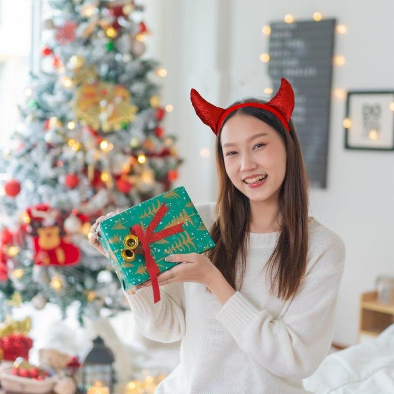 Animal Devil Headbands Unique Pattern Headdress Bull Headpiece Children Headwear for Costume Occasion