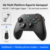 Controller wireless per giochi mobili G6 con grilletto Hall e joystick Hall che supporta switch/PC/Android/iOS