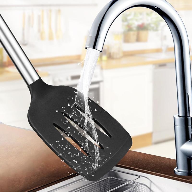 1/2Pcs Silicone Spatula Set Heat Resistant Nonstick Steak Spatula Kitchen Cooking Utensils Cookware Cooking Tool Set Spatula Kit