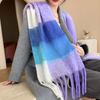Winter new high-end thickened warm scarf women's winter imitation cashmere scarf scarf shawl fashion
