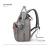 2024 High-End Winter Mommy Backpack: Wet & Dry Separation, Large Capacity, Double Shoulder, Perfect for Outings with Baby.