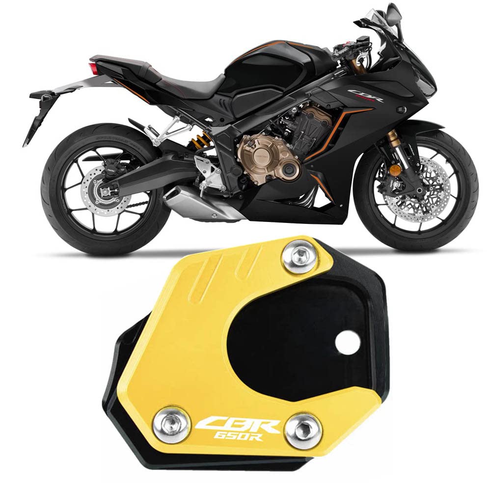 For CBR650R 2019 CBR650R 2020 CBR650R 2021 CBR650R2022 2019-2023 Motorcycle Kickstand Motorcycle Side Bracket Motorcycle Side Bracket Pad