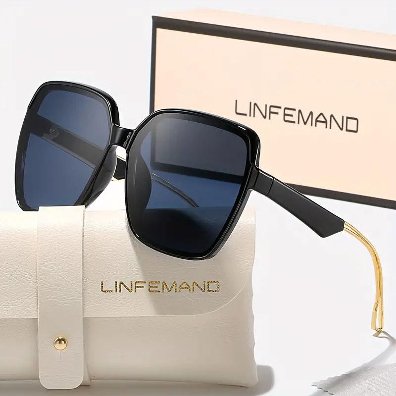 Fashion Polygonal Large Frame Women's Eyewear Outdoor Eyewear Party Glasses Beach Travel Sunglasses UV400 Colour Gradient Eyewear