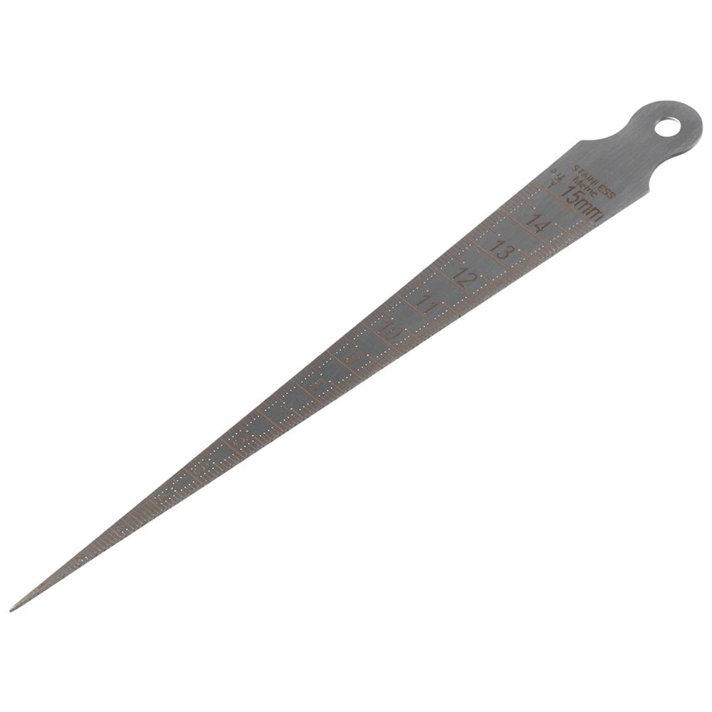 Stainless Steel Welding Gauge Gap Hole Taper Ruler Welding Inspection Taper Gauge  Aperture
