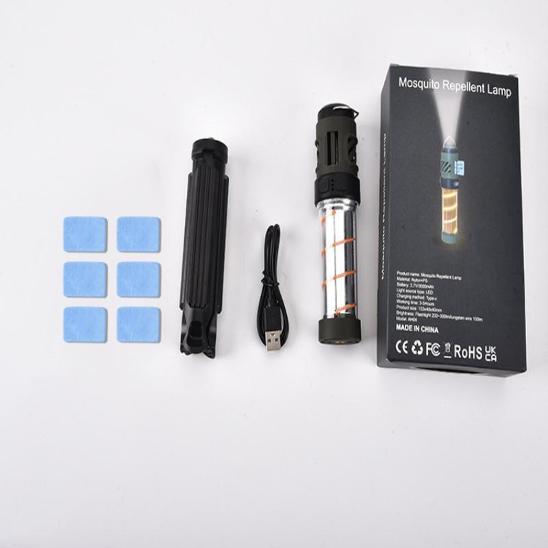 Portable Camping Mosquito Repellent Light With Magnetic Base And Hanging Hook Perfect For Hiking Camping Tent Use