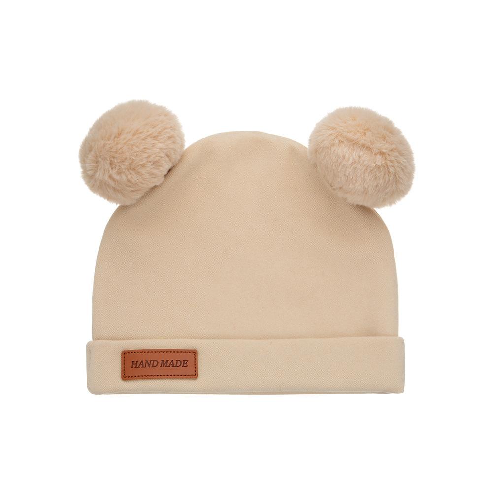 Wolle Baby Mütze Hut Herbst Winter Baby Mütze für Mädchen Jungen Bommel Kinder Hut Säugling Motorhaube Kleinkind Zubehör 1-3y