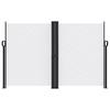 Retractable Side Awning White 160 X 600 Cm