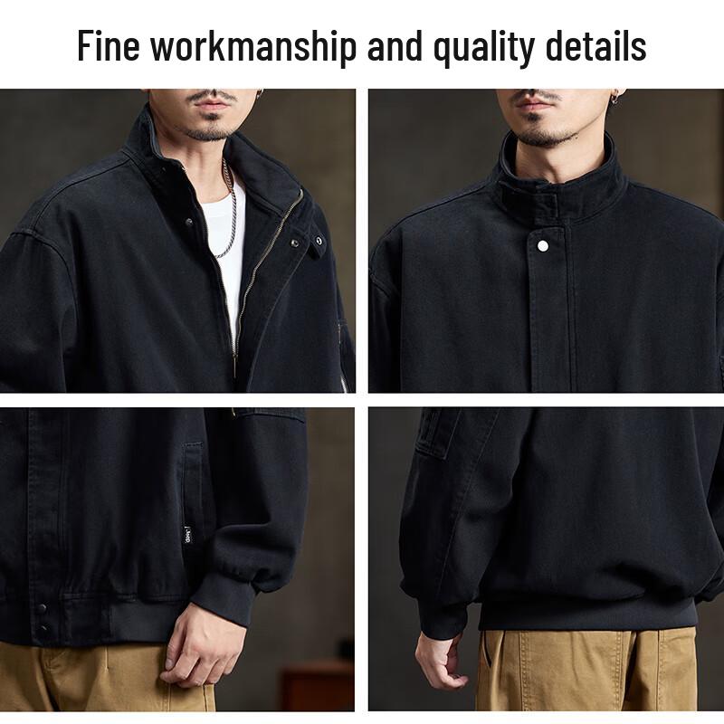 Jeep Men's Casual Pure Cotton Denim Jacket