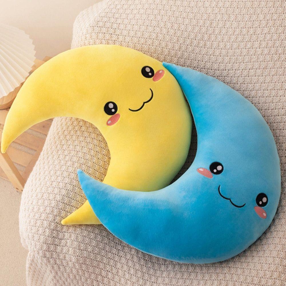 25/35cm Soft Pillow PP Cotton Stuffed Back Cushion Creative Gift Moon Plush Pillow  for Birthday