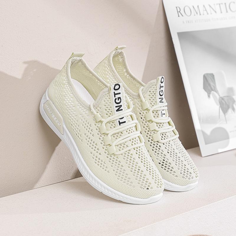 

Women s casual shoes soft sole light shoes children s fashion versatile single shoes hollow mesh shoes 41