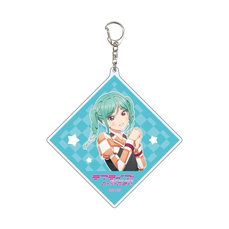 Love 11 Onizuka Fumari Large Acrylic Keychain Live! Superstar!! [Original Illustration]