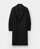 Coor Mtr Oversized Double Long Coat (Black)