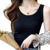 Women's Ribbed Slim Fit Tank Top - Anti-Exposure, Elastic, Versatile 