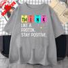 Chemistry Science Physics Mathematics Printed T-shirt Creativity Style Casual for Daily Wear and Casual Outings Harajuku