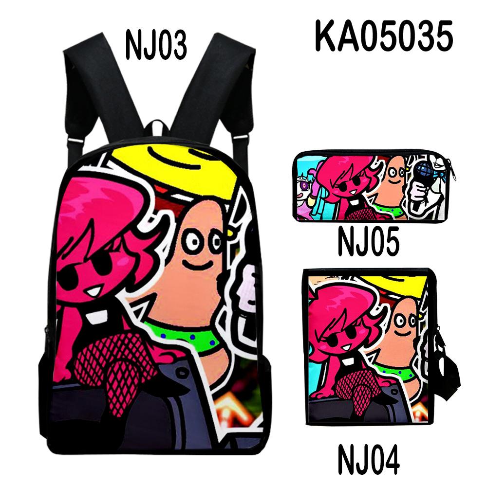 Traditional Creative Cool The Gaslight District 3D Designed 3pcs/Set Learner Student Bags Everyday Laptop Knapsack Backpack Meal Tote Pencil Pouch