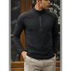 Outdoor Lightweight Sports Fitness Running Half-Zip Stand-Up Collar Sweatshirt Men's Spring and Autumn Base Layer Foreign Trade Men's T-Shirt