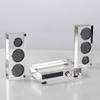 Modern Music Theme Crystal Audio Amplifier Combination Ornaments Model Room Sales Office Living Room Desktop Light Luxury Accessories