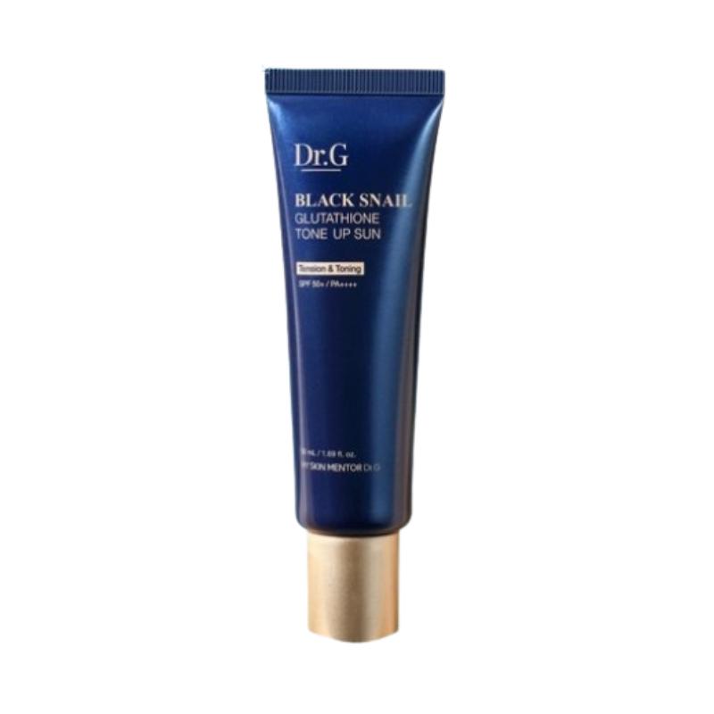 Dr.G Black Snail Glutathione Tone-Up Sunscreen 50ml SPF50+ PA++++ Radiant Glow Tone-Up Lightweight Serum Texture UV Protection 50ml