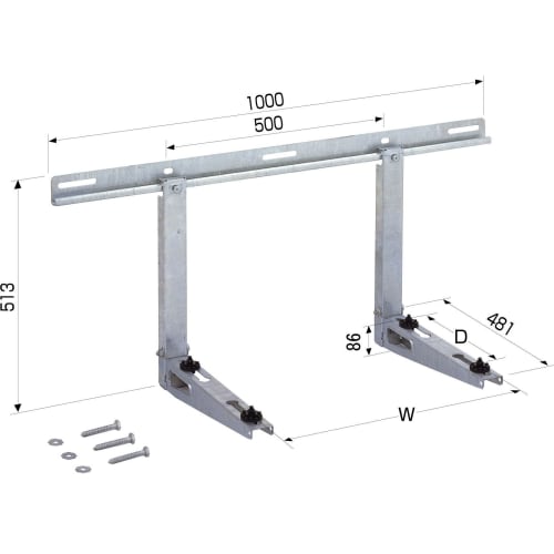 Nissei Metal Cooler Catcher, Wall Mount, C-KZG-L