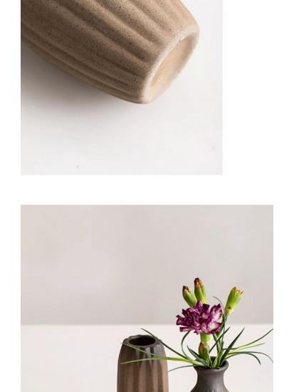 Retro Ceramic Vase for Dry Flowers & Green Plants - Living Room & Study Decor