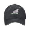 HEDON Praak Dont Step On Me Baseball Caps Vintage Denim Washed Headwear Unisex Style Outdoor Running Hats