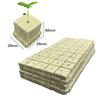 100pcs Hydroponics Seed Seedling Grow Block Multipurpose Ventilative Starter Plugs Strong Water Absorption for Plant Propagation