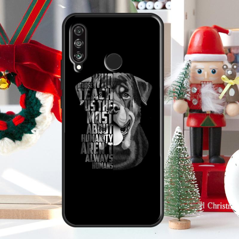 Cute Rottweiler Dog For Huawei Nova 5T 9 10 SE 7i 8i 11i 12i Y73 Y72 Y61 Y91 Y60 Y70 Y90 P20 P40 P30 Lite Case