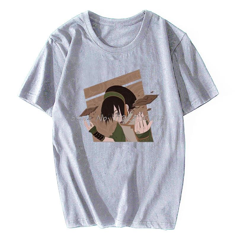 Funny Avatar The Last Airbender T Shirt Men Short Sleeves Cotton T-shirt Casual The Legend of Aang Tee Tops Fashion Anime Tshirt